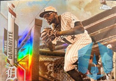 2020 Topps Chrome Travis Demeritte #26 Rookie Sepia Refractor